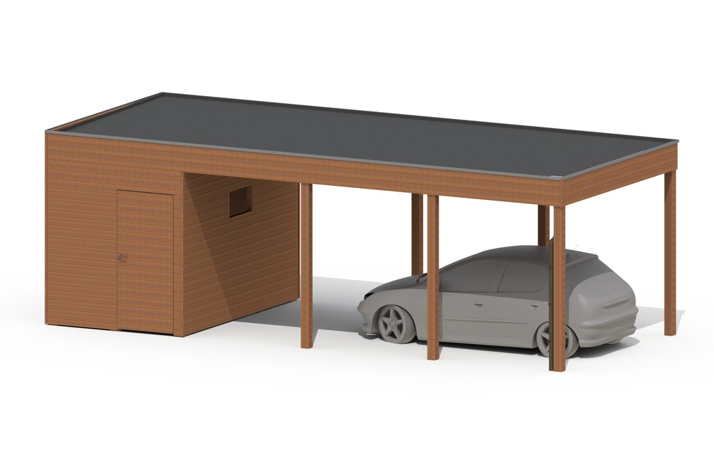 AANBOUW CARPORT MODERN