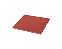 RUBBERTEGEL ROOD 50X50X3CM