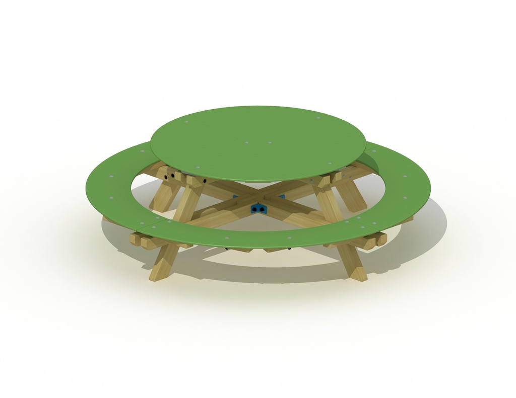 KINDERPICKNICKTAFEL ROND RNG - DIA 190CM