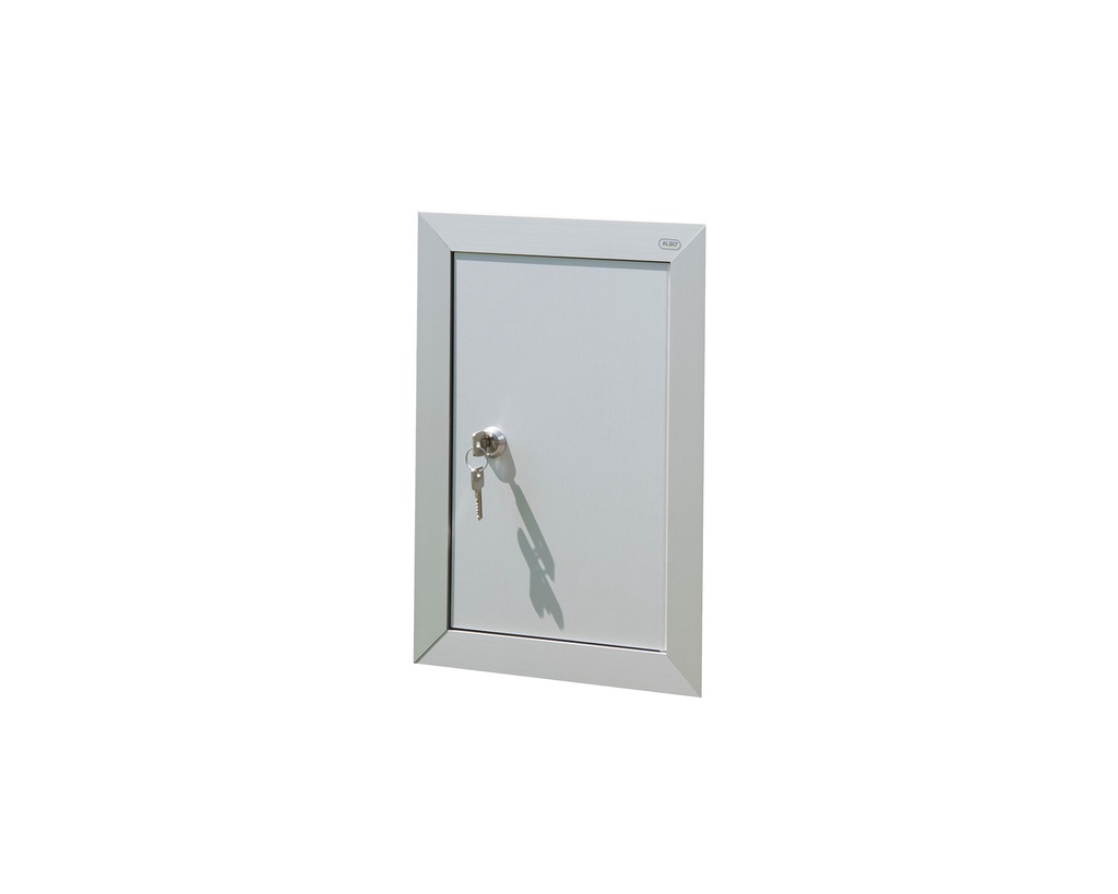 [24569] PORTE CÔTÉ PRIVÉ ALU POUR BOÎTE POSTALE 