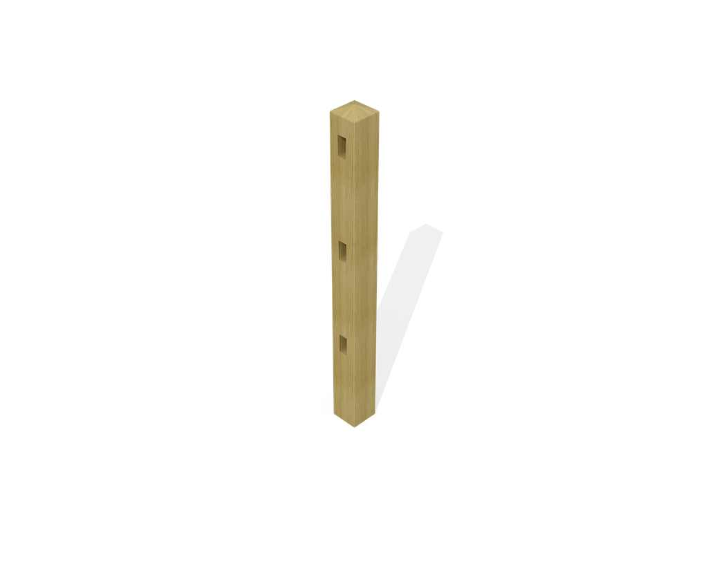 [7925T] GREENLINE PAAL 250CM (12X12CM) - MET DIAMANTKOP