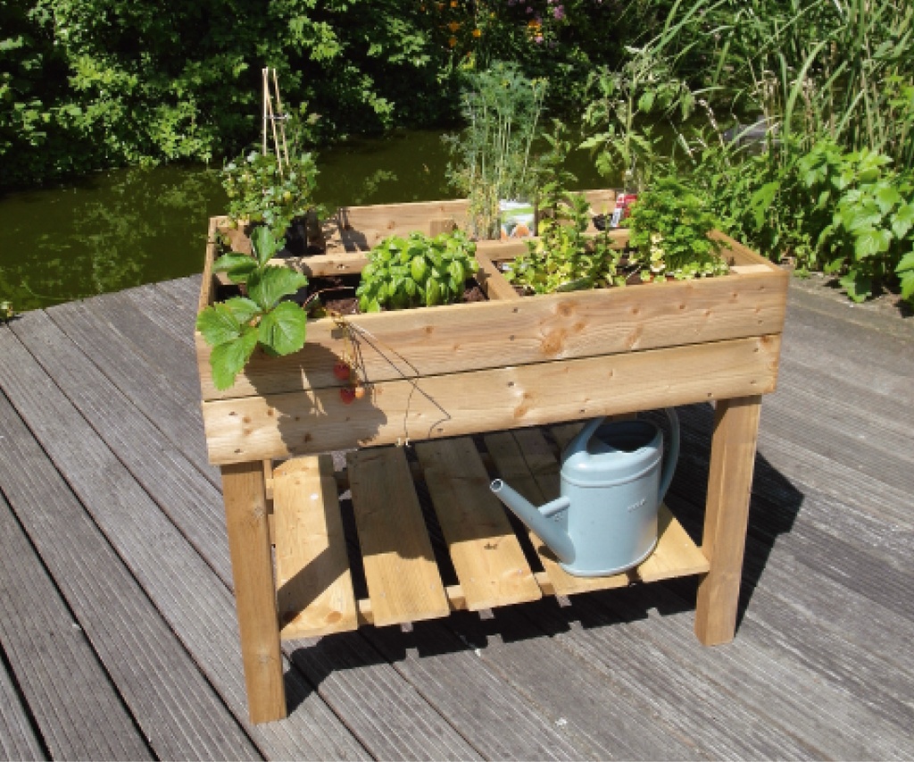 [K1010] TABLE À ÉPICES DELUXE 100X60X80CM