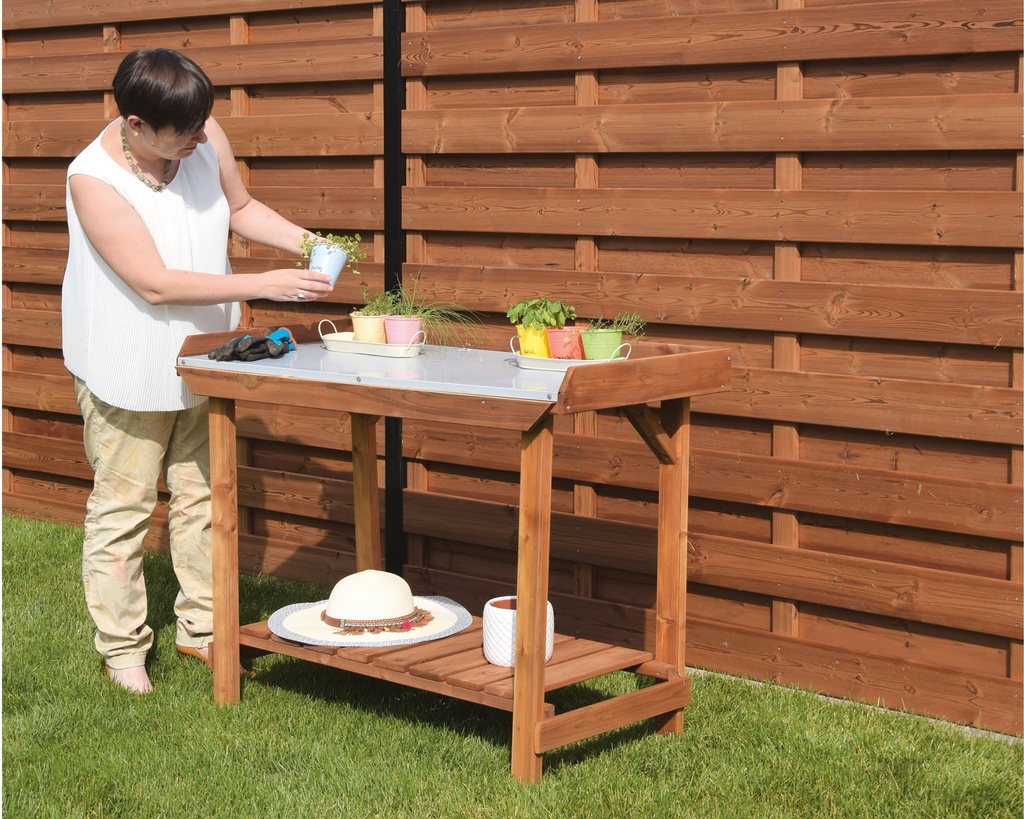 [1052] actie PLANTTAFEL 108X52X90CM