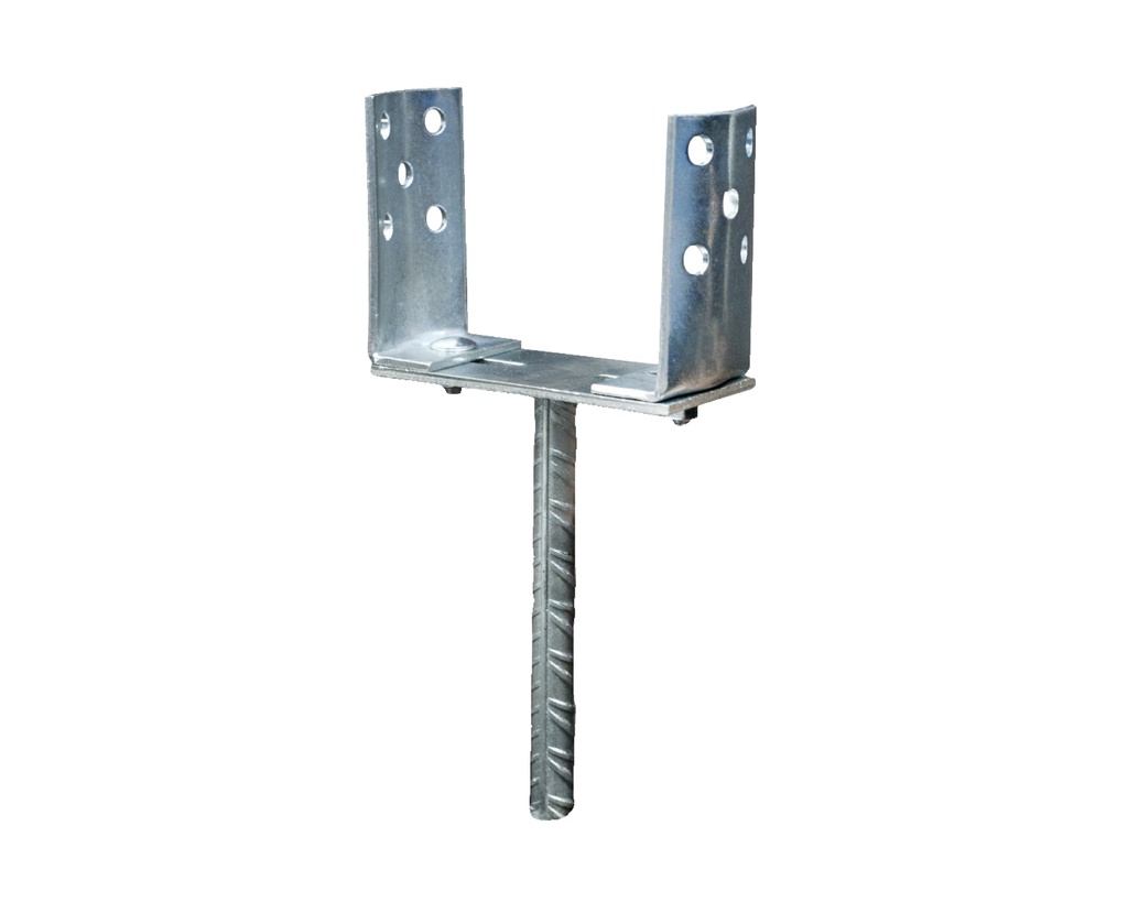 [21891] SUPPORT POUR POTEAU REGABLE POUR BOIS ROND