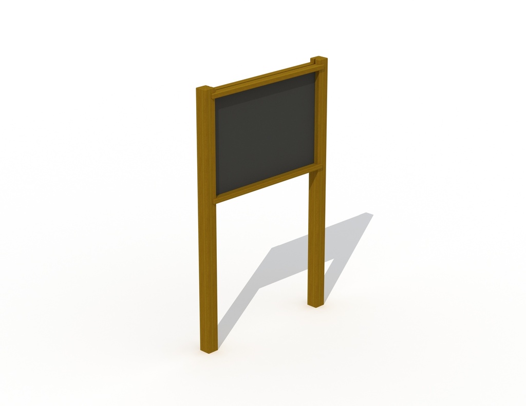 [P020] HARDTREE INFORMATIEBORD HARDHOUT